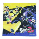 ハンカチ イエローvsパープル スプラトゥーン 2 お手拭きはんかち 新入学 新入園準備 サンアート 学童用品 ティーンズ ジュニア メール便可 マシュマロポッ...
