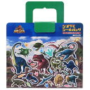 ジオラマシールバッグ ディノアース ミニシール セット 恐竜 サンスター文具 貼ってはがせる台紙付き ギフト 雑貨 女の子向け グッズ マシュマロポップ