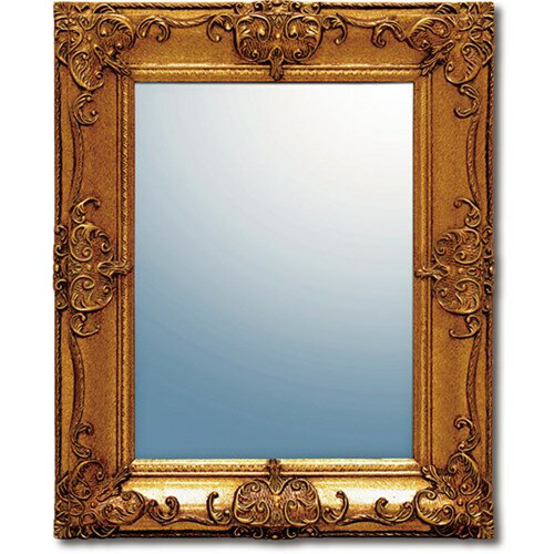 グレース アート ミラー アーサーM（アンティークゴールド） 鏡 45x55x4cm アンティーク インテリアグッズ 取寄品 マシュマロポップ