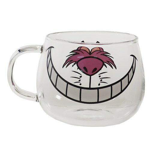 耐熱 ガラス マウス マグ チェシャ猫 ふしぎの国のアリス マグカップ ディズニー 三郷陶器 420ml ギフト 雑貨 ティーンズ ジュニア マシュマロポップのサムネイル