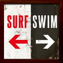 SIGN FRAME Surf Swim サインフレーム カフェ インテリア 美工社 額装品 ギフト 装飾インテリア 取寄品 マシュマロポップ