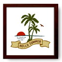 SIGN FRAME Hello Summ er サインフレーム カフェ インテリア 美工社 額装品 ギフト 装飾インテリア 取寄品 マシュマロポップ