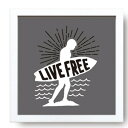 SIGN FRAME Live Free サインフレーム カフェ インテリア 美工社 額装品 ギフト 装飾インテリア 取寄品 マシュマロポップ