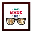 SIGN FRAME Sunny Days サインフレーム カフェ インテリア 美工社 額装品 ギフト 装飾インテリア 取寄品 マシュマロポップ