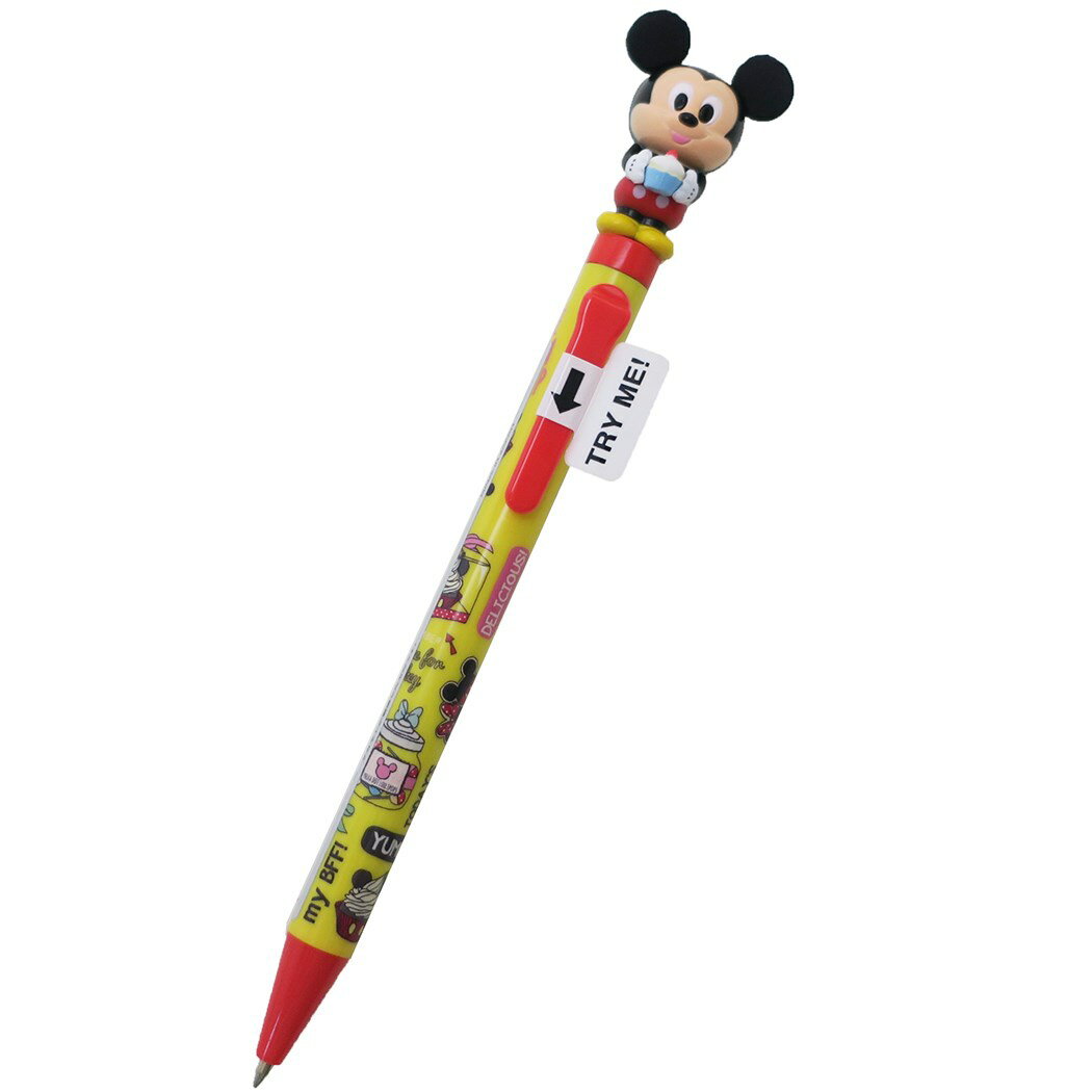 ぴょこぴょこ ボールペン ミッキーマウス ボールペン ディズニー サカモト 筆記用具 文房具 ティーンズ ジュニア メール便可 マシュマロポップのサムネイル