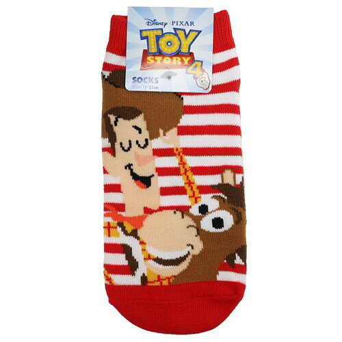 ジュニア ソックス ウッディ ＆ ブルズアイ トイストーリー 4 子供用 靴下 ディズニー スモールプラネット 15-21cm キャラックス ティーンズ ジュニア メール便可 マシュマロポップのサムネイル