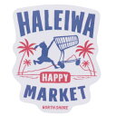 楽天ガールズ雑貨通販マシュマロポップダイカット シール HHM-001 防水 ステッカー HALEIWA HAPPY MARKET ハレイワ ゼネラルステッカー おしゃれ 耐光 耐水 コレクショングッズ メール便可 マシュマロポップ