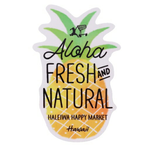 ダイカット シール HHM-071 防水 ステッカー HALEIWA HAPPY MARKET ハレイワ ゼネラルステッカー おしゃれ 耐光 耐水 コレクショングッズ メール便可 マシュマロポップ