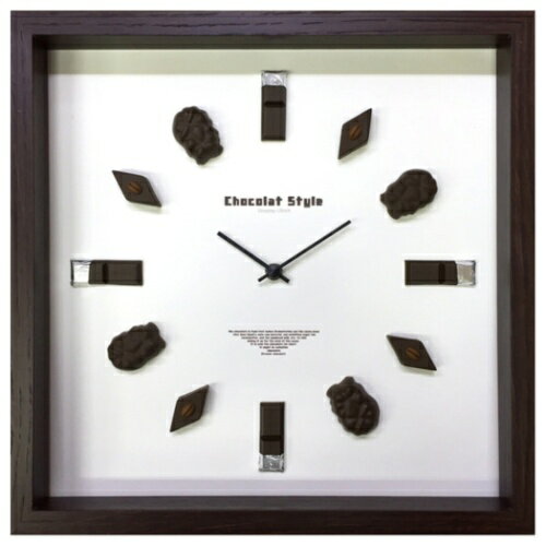 Display Clock Chocolate Style 2 ディスプレイクロック 掛け時計 美工社 CDC-52841 ギフト 可愛いインテリア 取寄品 マシュマロポップ