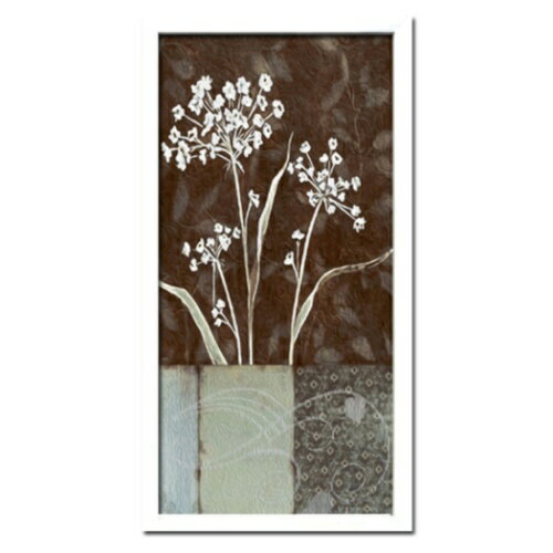 Interior Art IHD-52867 インテリアアート フラワーアート 美工社 モノトーン シック 額付き インテリア 取寄品 マシュマロポップ