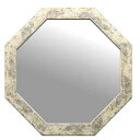 Huit Mirror アイボリー 八角ミラー 鏡 美工社 MHT-50389 風水 開運インテリア 取寄品 マシュマロポップ(3)