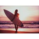 Carino Canvas Art Beautiful surfer girl 700x500mm キャンバスアート 写真 アート 美工社 ZPT-61749 フレームレスインテリア 取寄品 マシュマロポップ