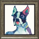ユリシーズ ウォーターカラー AT-06011 エイヴリー ティルモン 動物画 38x38cm ギフト 絵画 犬 額付き ポスターインテリア 取寄品 マシュマロ...