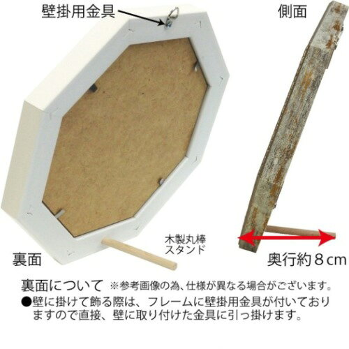 八角 ミニゲル アートフレーム ドッグウッド ガーデン6 リサ オーディット 動物画 LA-02554 19.5x19.5cm 鳥 ギフト 額付き ポスターインテリア 取寄品 マシュマロポップ [3]