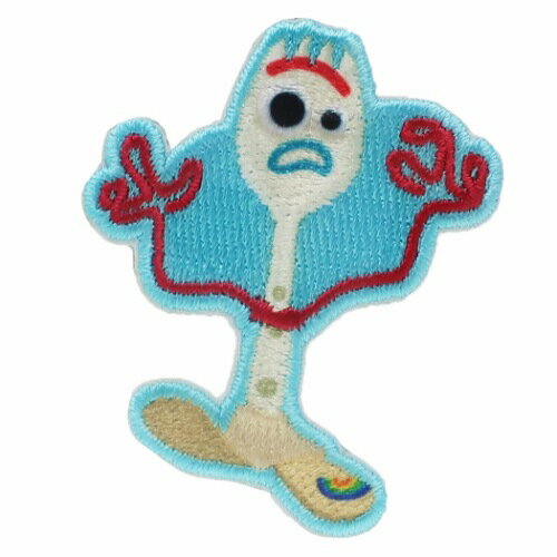 アイロンパッチ フォーキー トイストーリー 4 ワッペン ディズニー パイオニア 手芸用品 入園 入学準備 雑貨 ティーンズ ジュニア メール便可 マシュマロポップのサムネイル