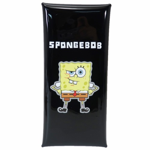 【ポイント10倍 & クーポン！】クリア マルチケース ブラック スポンジボブ 筆箱 SPONGEB ...