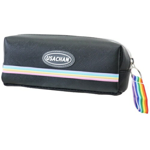 BOX ペンケース レインボー 筆箱 USACHAN クラックス 小学生 中学生 ペンポーチ 女の子向け グッズ マシュマロポップ