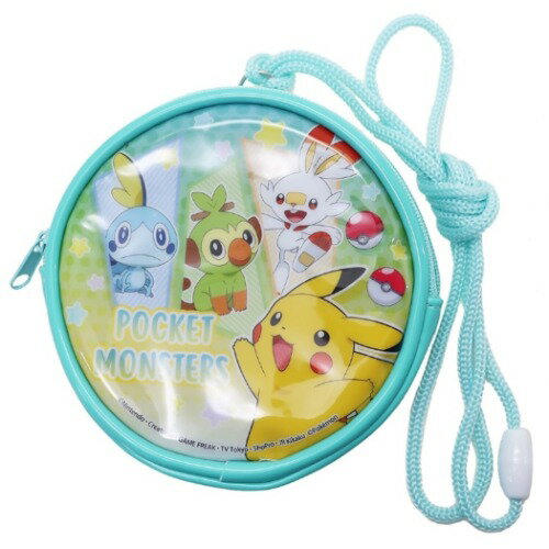 丸型ネックパース ミント ポケットモンスター キッズ ポシェット ポケモン サンアート ミニポーチ プレゼント ティーンズ ジュニア メール便可 マシュマロポップ