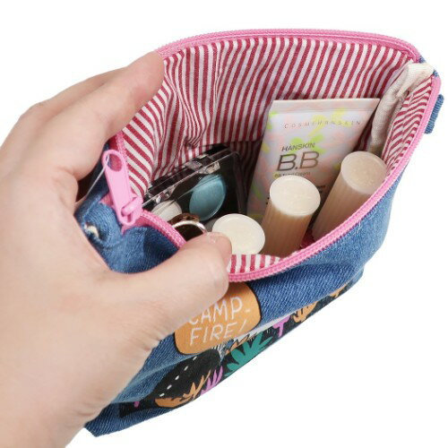 デニム グッディポーチ 良いお天気 ムーミン コスメポーチ 北欧 スモールプラネット マルチポーチ プレゼント ティーンズ ジュニア メール便可 マシュマロポップ