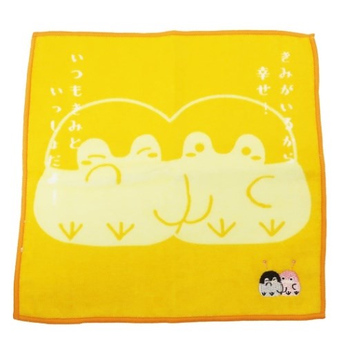 メッセージ ハンカチタオル きみがいるから コウペンちゃん ミニタオル LINE FRIENDS マリモクラフト プチギフト ティーンズ ジュニア メール便可 マシュマロポップのサムネイル