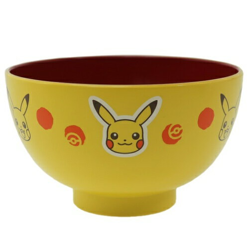 キッズ食器 ピカチュウ ポケモン フェイス 塗 汁椀 M ポケットモンスター 金正陶器 かわいい 日本製 ティーンズ 雑貨 マシュマロポップ