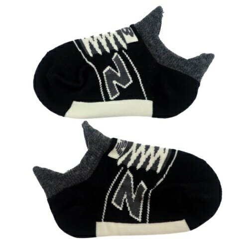 子供用 靴下 ニューバランス キッズ スニーカーソックス ブラック new balance レンフロジャパン プレゼント スポーツブランド メール便可 マシュマロポップ