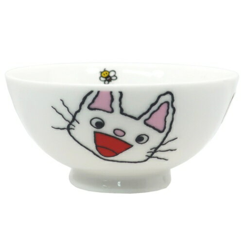 お茶碗 ノンタン 磁器製 茶碗 M フェイス 金正陶器 日本製食器 絵本 マシュマロポップのサムネイル