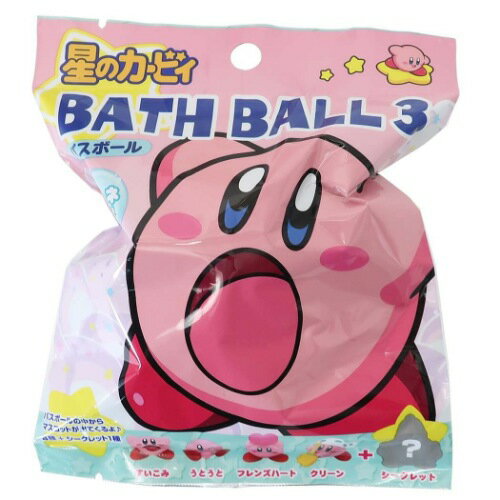 入浴剤 星のカービィ マスコットが飛び出る バスボール 3rd nintendo エスケイジャパン 子供とお風呂 マシュマロポップのサムネイル