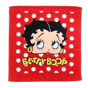 ハンドタオル ベティブープ ウォッシュタオル ドット レッド BETTY BOOP オクタニ プレゼント メール便可 マシュマロポップ