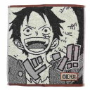 ハンドタオル ワンピース ジャガード ウォッシュタオル ルフィ ドン ONE PIECE 丸眞 プレゼント アニメメール便可 マシュマロポップ