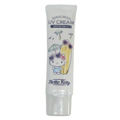 ハローキティ 日焼け止めクリーム サンスクリーン UVカットクリーム SPF30 PA++ サンリオ サンタン 紫外線対策 キャラクター グッズ メール便可のサムネイル