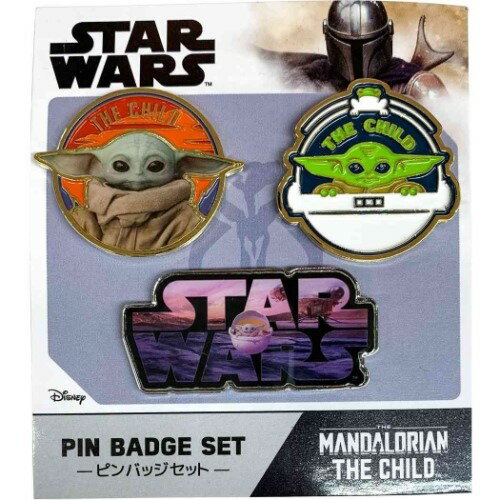 ピンズ 3個セット スターウォーズ マンダロリアン ピンバッジ チャイルド STAR WARS インロック コレクション雑貨 メール便可 マシュマロポップのサムネイル