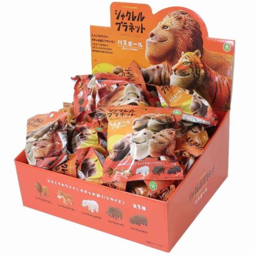 シャクレルプラネット バスボール 24個入BOX 入浴剤 オレンジの香り まとめ買い エスケイジャパン マシュマロポップのサムネイル