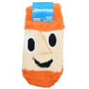 トイストーリー キッズ もこもこ ショートソックス 子供用 防寒 室内 靴下 ウッディフェイス ディズニー スモールプラネット ウォーマー雑貨 キャラクター グ...