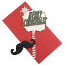 ComicBalloonseries クリスマスカード コミックバルーンカード クロヒゲ APJ 封筒付きグリーティングカード Xmas メール便可 マシュマロ...