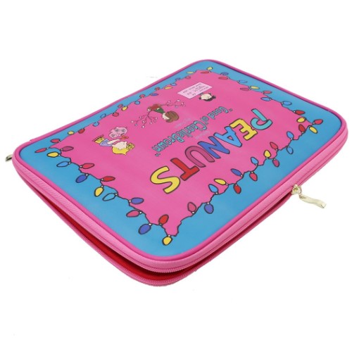 13インチ ドキュメントポーチ スヌーピー ノートパソコンケース イルミネーション ピーナッツ スモールプラネット ノスタルジカシリーズ マシュマロポップ