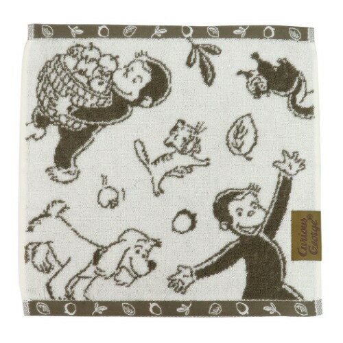 ハンドタオル おさるのジョージ ジャガード キャリータオル オーガニックジョージ 丸眞 プレゼント 絵本メール便可 マシュマロポップ ハンドタオル おさるのジョージ ジャガード キャリータオル オーガニックジョージ 丸眞 プレゼント 絵本メール便可 マシュマロポップ