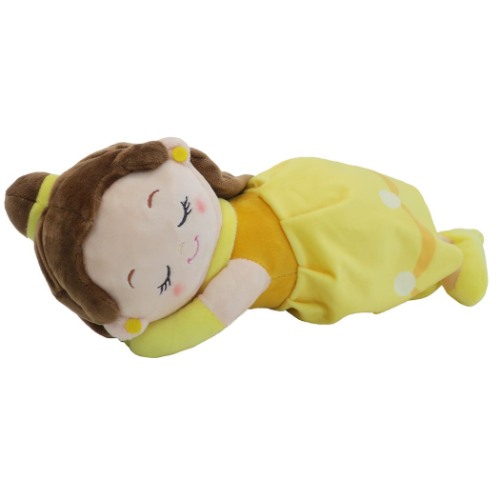 ミニ 添い寝 枕 美女と野獣 ベル ぬいぐるみクッション ディズニープリンセス モリシタ プレゼント マシュマロポップのサムネイル