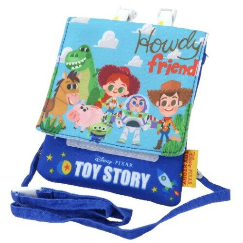 クリップポーチ トイストーリー ショルダー付き マルチポケット フレンズ ディズニー ジェイズプランニング キッズポシェット メール便可 マシュマロポップのサムネイル
