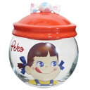 保存容器 不二家のペコちゃん ガラス キャニスター サンアート キャンディポット ギフト食器 新生活準備雑貨 女の子向け マシュマロポップ