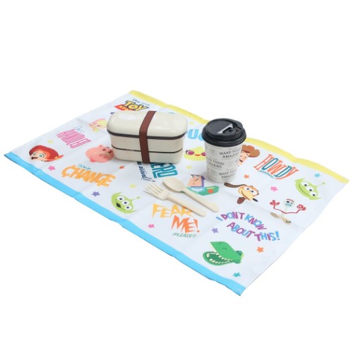 ランチクロス ワイド 抗菌 防臭 トイストーリー ランチーフ ディズニー ティーズファクトリー お弁当包み ランチ用品 小学生 中学生 高校生 メール便可 マシュマロポップ