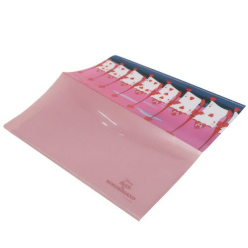 Wチケットホルダー ふしぎの国のアリス ファイル トランプ兵 ディズニー マリモクラフト プチギフト チケットケース 女の子向け メール便可 マシュマロポップ