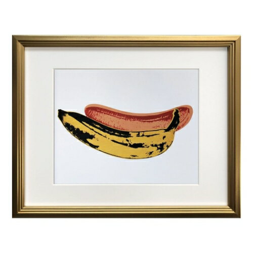 インテリアアート アンディ ウォーホール Andy Warhol　 POP ART Banana 1966 美工社 IAW-62096 壁掛け 額付き インテリア 取寄品 マシュマロポップ