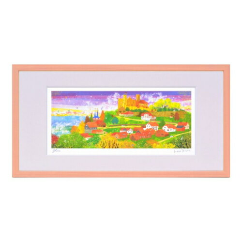 アートフレーム はり たつお ハンシュタイン城 S 美工社 ZTH-62000 ギフト 300枚限定 額付き インテリア 取寄品 マシュマロポップ