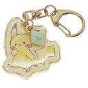 イニシャル メタル キーホルダー ポケモン キーリング ピカチュウ アルファベット A ポケットモンスター カミオジャパン プレゼント メール便可 マシュマロポップ