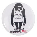缶バッジ バンクシー 22mm 豆 缶バッジ Do Nothing-Monkeysign Banksy ゼネラルステッカー カンバッジ コレクション雑貨 ART...