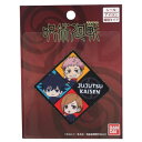 カバンや帽子、ジャケットなどを自分テイストに…じゅじゅつかいせん 呪術かいせん キャラワッペン アップリケ アレンジ人間の負の感情から生まれる化け物 呪霊を呪術を使って祓う呪術師の闘いを描いた、ダークファンタジー バトルアニメ[呪術廻戦]がグッズになって登場こちらは洋服を自分スタイルにリメイクするのに欠かせないワッペンシールとしても使用でき、アイロン接着も出来ます。服やカバンを可愛らしくリメイクしてみませんか？[使用方法]ワッペンを付けたい場所に置き、当て布をしてアイロン（140-150度）を強く押し付けて下さい。長時間のご使用や洗濯頻度の高いものは縫い付けて下さい。サイズ：約70mm