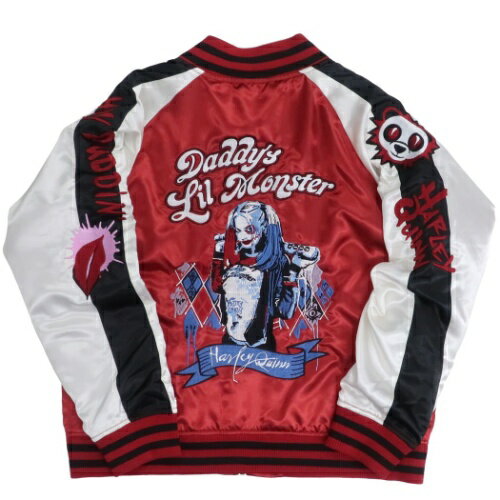 スカジャン スーサイドスクワッド アウター クレイジーハーレイクイン DCコミック 丸眞 プレゼント マ..