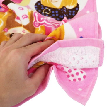 フェイスタオル リカちゃん プリント ロングタオル 2枚セット 林タオル 生活雑貨 プレゼント 女の子 メール便可 マシュマロポップ