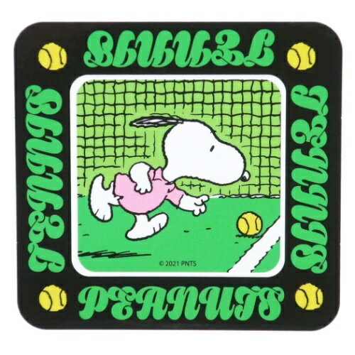 ステッカー スヌーピー ダイカット ビニール ステッカー グリーン スモールプラネット ノスタルジカシリーズ デコシール プチギフト メール便可 マシュマロポップ